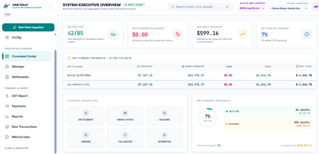 CabTally Preview
